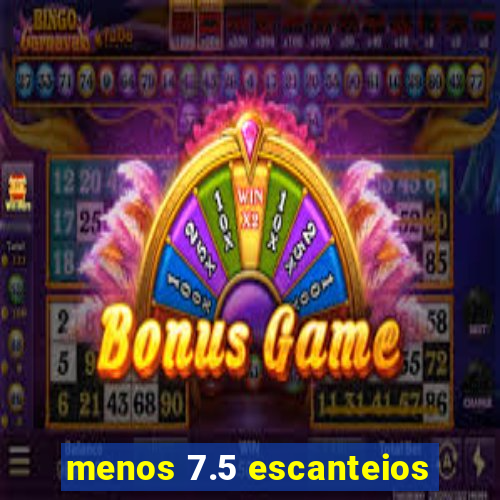 menos 7.5 escanteios